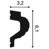 P3020F ORAC Escala flexible Durofoam L200 x H6.1 x L3.2 cm ORAC DECOR 3 - Cimaise Tableau 