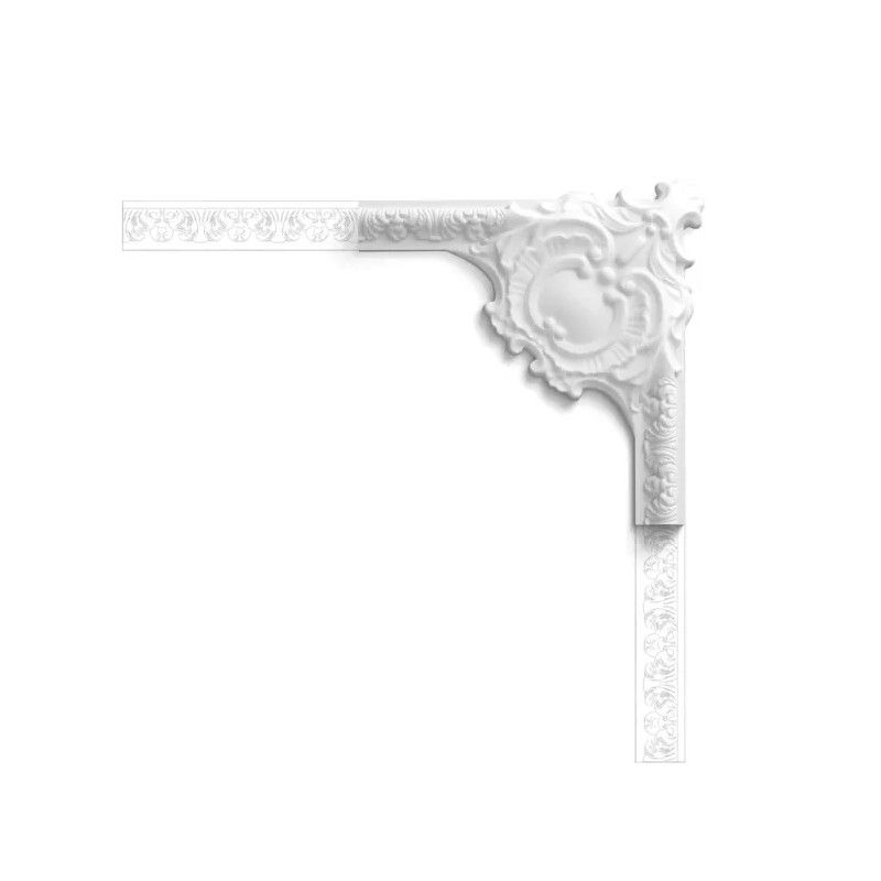 P3020A ORAC Coin pour P3020 Durofoam L42,5 x H4 x L42,5 cm ORAC DECOR 1 - Cimaise Tableau