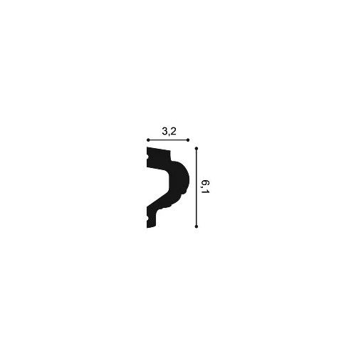 P3020A ORAC Corner for P3020 Durofoam L42,5 x H4 x L42,5 cm ORAC DECOR 3 - Cimaise Tableau