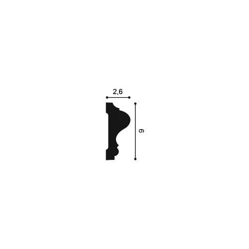P8020F ORAC Escala flexible Durofoam L200 x H6 x L2,6 cm ORAC DECOR 3 - Cimaise Tableau