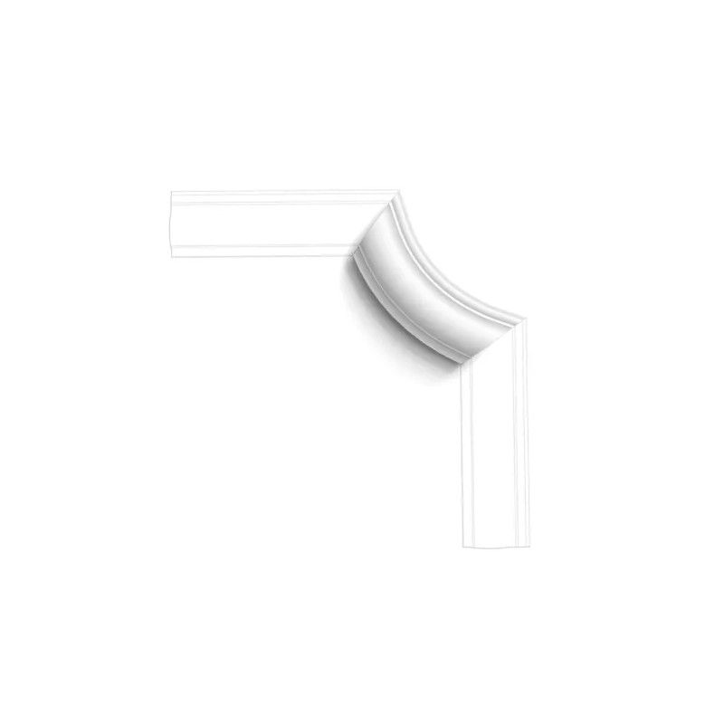 P801C ORAC Ecker für P8020 Durofoam L19.8 x H2,6 x L11 cm ORAC DECOR 1 - Cimaise Tableau