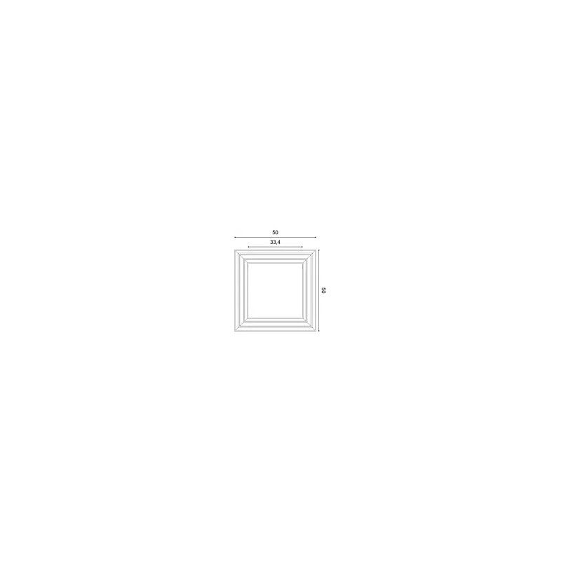 W121 OrAC panel de pared 3D Purotouch L50 x H50 x L3.2 cm ORAC DECOR 3 - Cimaise Tableau 