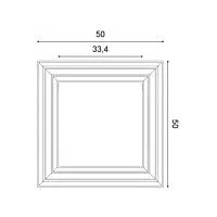 W121 ORAC Pannello murale 3D Purotouch L50 x H50 x L3,2 cm ORAC DECOR 3 - Cornice Quadro