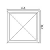 Panel de pared 3D Purotouch ORAC W123 L33,3 x H33,3 x W3,5 cm ORAC DECOR 3 - Cimaise Tableau 