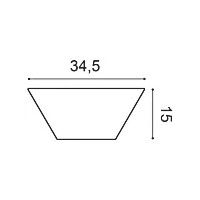 W101 ORAC Pannello murale 3D Purotouch L15 x H34,5 x P2,9 cm ORAC DECOR 3 - Cornice Quadro
