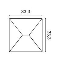 W106 ORAC panel de pared 3D Purotouch L33.3 x H33.3 x L2.9 cm ORAC DECOR 3 - Cimaise Tableau 
