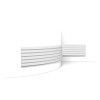 W111F Panel de pared FLEX 3D Flex L200 x H25 x L2 cm ORAC DECOR 1 - Cimaise Tableau 