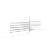 W114F ORAC Wandverkleidung FLEX 3D Flex L200 x H25 x L1,5 cm ORAC DECOR 1 - Cimaise Tableau 