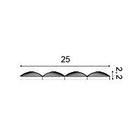 W113 ORAC 3D wall panel Purotouch L200 x H25 x L2,2 cm ORAC DECOR 3 - Cimaise Tableau 