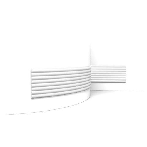 W110F ORAC Wandverkleidung FLEX 3D Flex L200 x H25 x L1.6 cm ORAC DECOR 1 - Cimaise Tableau