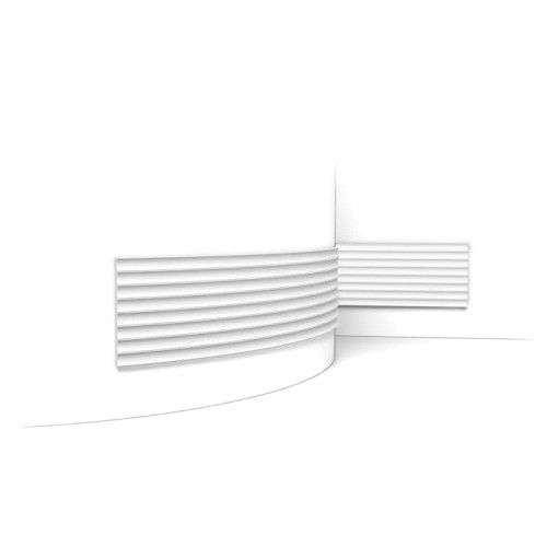 W109F ORAC Wall Panel FLEX 3D Flex L200 x H25 x L1,2 cm ORAC DECOR 1 - Cimaise Tableau