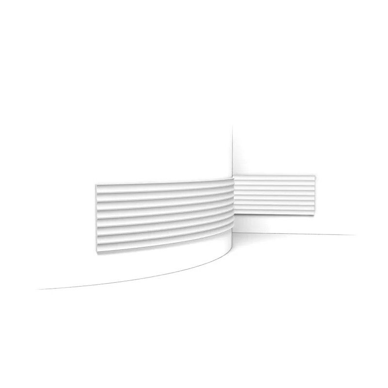 W109F ORAC Wall Panel FLEX 3D Flex L200 x H25 x L1,2 cm ORAC DECOR 1 - Cimaise Tableau 