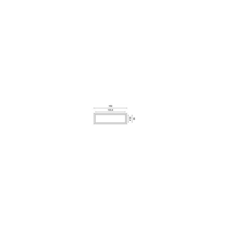 W120 ORAC panel de pared 3D Purotouch L150 x H50 x L3.2 cm ORAC DECOR 3 - Cimaise Tableau 