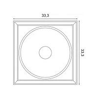 W122 ORAC Purotouch 3D Wandpaneel L33,3 x H33,3 x B2,6 cm ORAC DECOR 3 - Cimaise Tableau 
