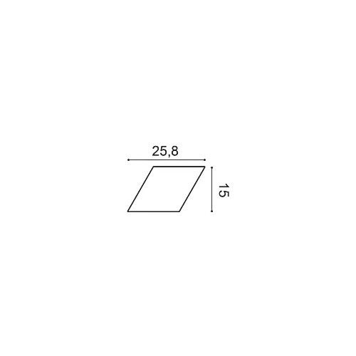 W100 ORAC 3D wall panel Purotouch L15 x H25.8 x L2.9 cm ORAC DECOR 3 - Cimaise Tableau