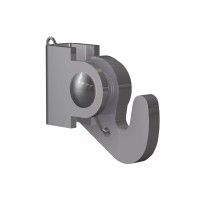 Gancio autobloccante per asta 4 x 4 (40 kg) - fissaggio al cornicione per quadri Artiteq ARTI TEQ 1 - Cimaise Tableau 