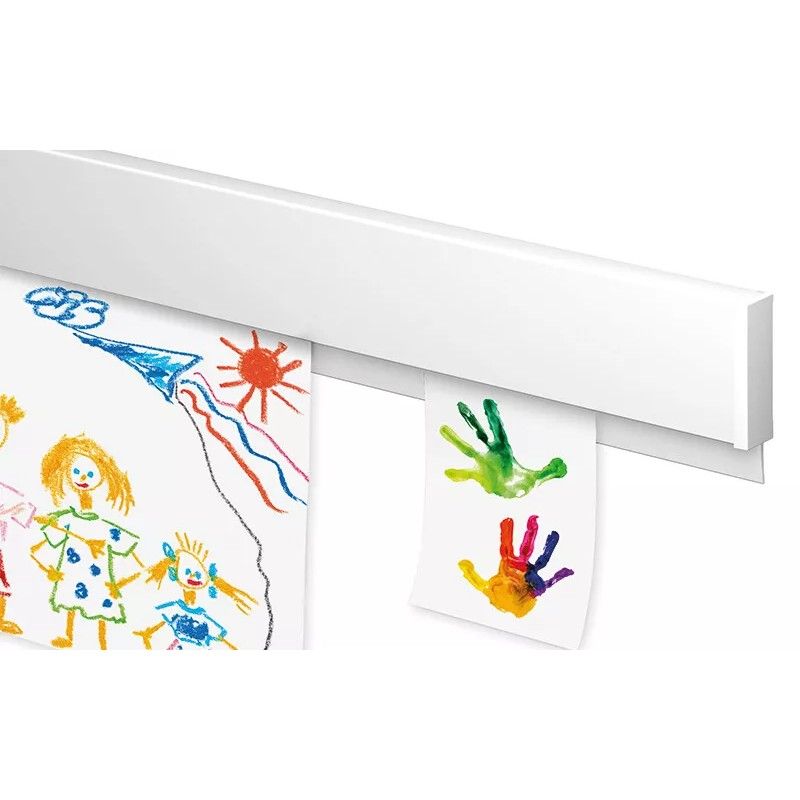 Cimaise Inforail pour dessin et poster ( Matériel de fixation et embouts inclues) ARTI TEQ 1 - Cimaise Tableau