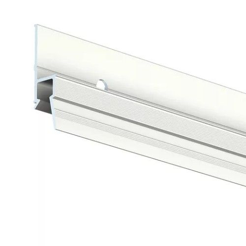 Cimosa Deco rail 200 cm Bianco primario - staffa per cornice per quadro Artiteq ARTI TEQ 1 - Cimaise Tableau 