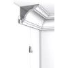 Picture rail 200 cm primed white - picture rail fixing for artiteq pictures ARTI TEQ 4 - Cimaise Tableau 