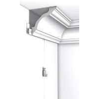 Deco rail 200 cm primary white - rail fixing for artiteq painting ARTI TEQ 4 - Cimaise Tableau 