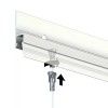 Cimaise Deco rail 200 cm Blanc primaire - fixation cimaise pour tableau artiteq ARTI TEQ 8 - Cimaise Tableau 