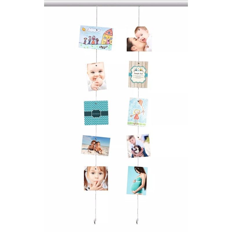 Kabel Bildermaus (MAGNETISCH) - artiteq Bilderschienenaufhängung ARTI TEQ 4 - Cimaise Tableau 