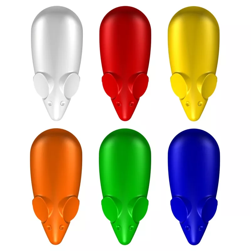 MOUSE MAGNETS COLOUR x 6 Piéces ARTI TEQ 1 - Cimaise Tableau 