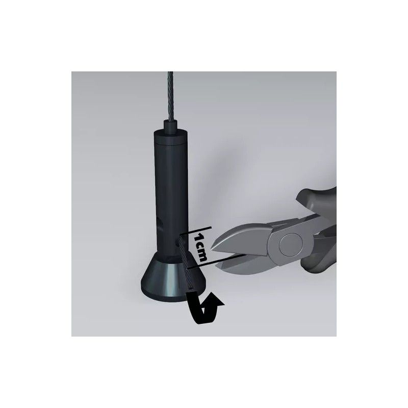 Kit Filo per cornice Artiteq da 300 cm ARTI TEQ 24 - Cimaise Tableau 