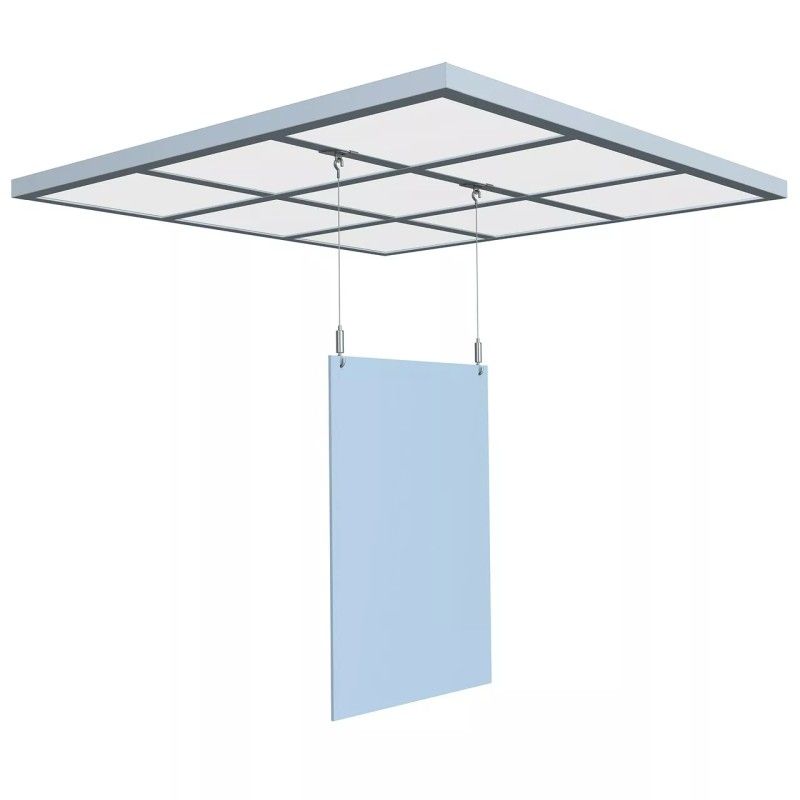 ATTACCO A SOFFITTO FALSO 24 MM ARTI TEQ 2 - CIMA PER QUADRI