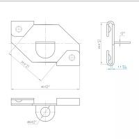 ATTACCO PER SOFFITTO FALSO 24 MM ARTITEQ ARTI TEQ 6 - Cimaise Tableau 