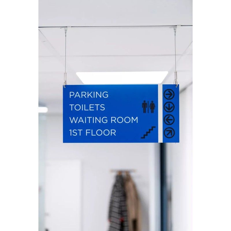 Clamping ceiling clamps for suspension Under ceiling Newly ARTI TEQ 13 - Cimaise Tableau 