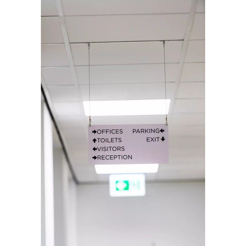 Clamping ceiling clamps for suspension Under ceiling Newly ARTI TEQ 16 - Cimaise Tableau 