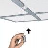 SOPORTE PARA FALSO TECHO DE PLÁSTICO BLANCO ARTITEQ ARTI TEQ 8 - Cimaise Tableau 
