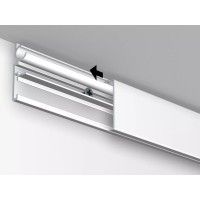 Doppelwandige Bilderschiene bis 80 kg , Schiene & Schieber, 200 cm - système d'accrochage et décoration - détail 4