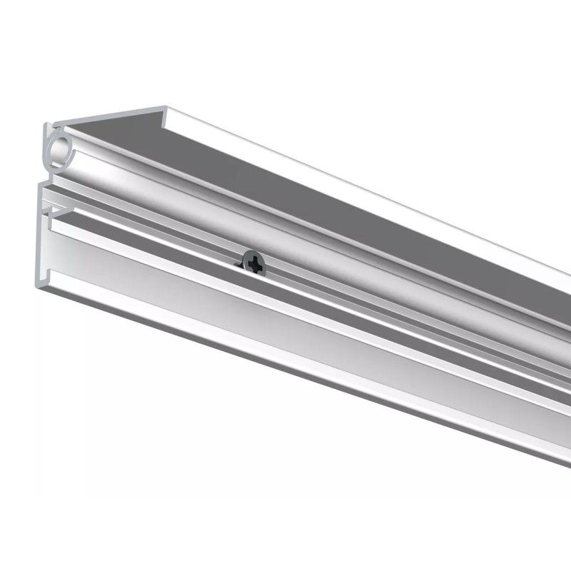 Double-walled picture rail up to 80 kg , Track & Slider, 200 cm TRACK & SLIDE 12 - Cimaise Tableau 