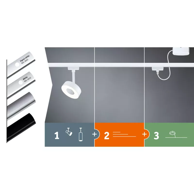 URail Paulmann - Bildbeleuchtung für die Deckenschienen PAULMANN 12 - Cimaise Tableau 