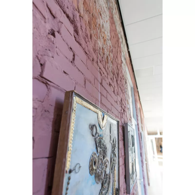 Alambres de acero Twister - 2 mm (INSERCIÓN DESDE ABAJO) - rieles para colgar cuadros artiteq ARTI TEQ 6 - Cimaise Tableau 