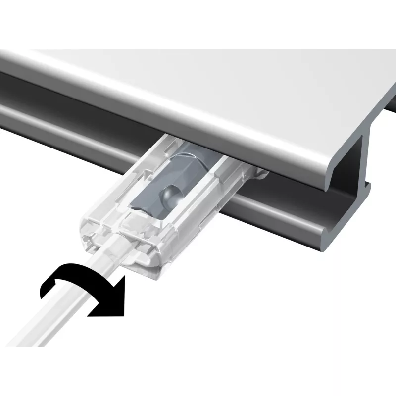 Fils perlon Twister Click2Fix - 2 mm ( INSERTION PAR LE DESSOUS ) - accrochage cimaises tableaux artiteq ARTI TEQ 5 - Cimaise Ta