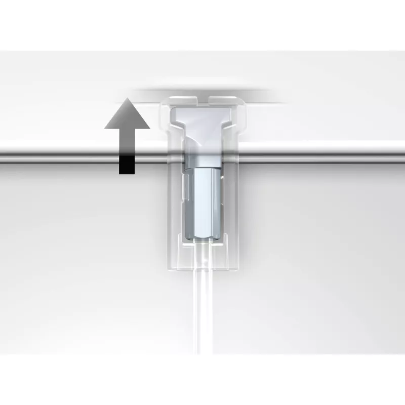 Twister Click2Fix - 2 mm ( INSERTION BY THE DESSOUS ) - table artiteq ARTI TEQ 7 - Cimaise Tableau 