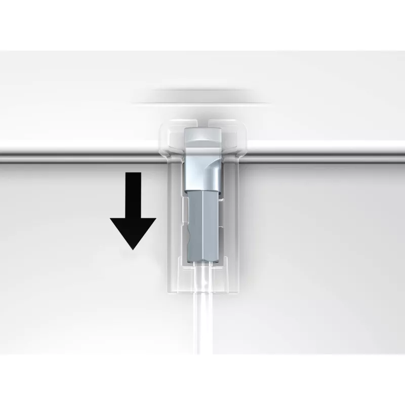 Twister Click2Fix - 2 mm ( INSERTION BY THE DESSOUS ) - table artiteq ARTI TEQ 9 - Cimaise Tableau 