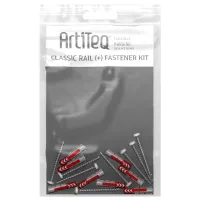 Set of 8 Multimaterial screws / dowels classic rail - fixing picture rail for artiteq painting ARTI TEQ 1 - Cimaise Tableau 