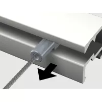 Twister Stahldraht Micro für Kerzen ( 1 mm ) - Tisch artiteq ARTI TEQ 4 - Cimaise Tableau 