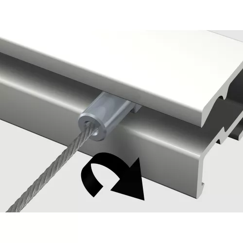 Fil twister perlon Micro pour cimaise ( 1 mm ) - accrochage cimaise tableau artiteq ARTI TEQ 2 - Cimaise Tableau 