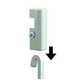 Unité de blocage pour tige 4 X 4 mm ( Pour securisé tige) - fixation cimaise pour tableau artiteq ARTI TEQ 2 - Cimaise Tableau