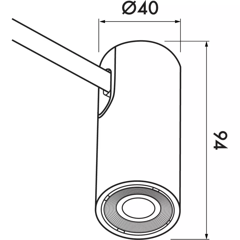 Spot Luminaire Beam pour Illume Duo (30 cm) Artiteq 6 - Cimaise Tableau 