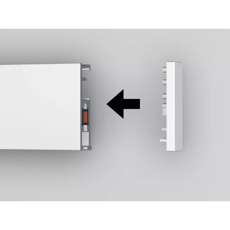 Tapa final para riel Illume Duo - système d'accrochage et décoration