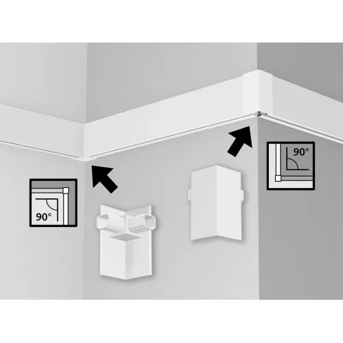 Illume Duo Rail (48V) - Riel para cuadros iluminado ARTI TEQ 10 - Cimaise Tableau 