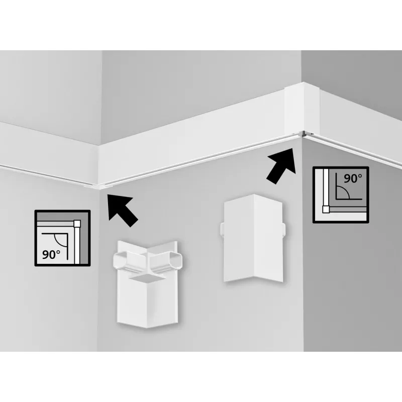 Illume Duo Rail (48V) - Lighted picture rail ARTI TEQ 10 - Cimaise Tableau 