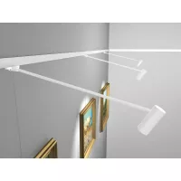 Illume Duo Rail (48V) - Beleuchtete Bilderschiene - système d'accrochage et décoration - détail 5