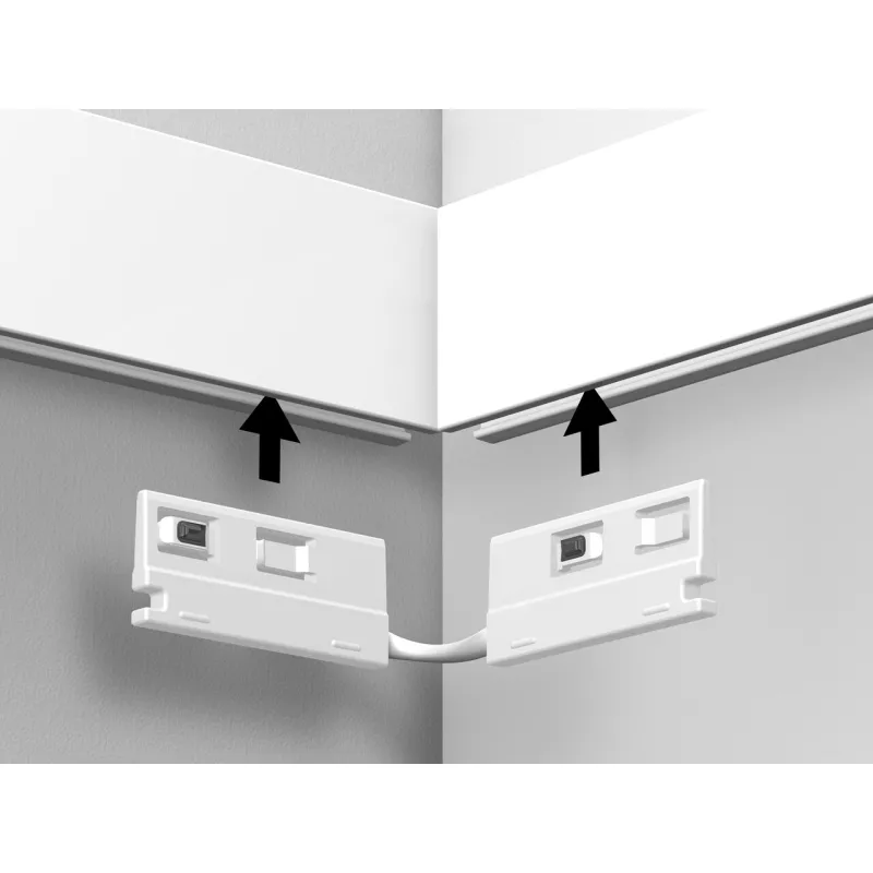 48V angled connector ( Flex 300) - système d'accrochage et décoration